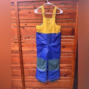 Hanna Andersson Kids Colorblock Snow Overalls